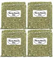 4Kg - 4 Packs x 1kg - Green Mung Beans Moong Beans Sprouts Vegan GF Low GI