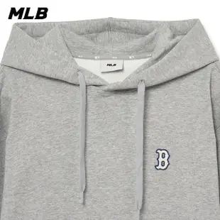 【MLB】小Logo連帽上衣 帽T 波士頓紅襪隊(3AHDB0134-43MGS)