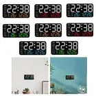 Digital Alarm Clock Date LED Digital Desk Clock for Bedroom Desktop Learning