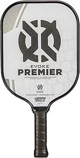 ONIX Evoke Premier Pickleball Paddle - USAPA Approved Pickleball Paddles - Red and Blue Pickleball Rackets - Weight Options Available