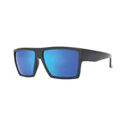 Liive Men’s X Amp X Polarised Sunglasses Black with Blue Lens