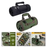 Kompakte und praktische Werkzeugtasche Roll Up Design gr��n 12 9 L x 3 2 B x 3 8