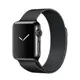 Apple Watch MMFK2TA/A 智慧型手錶 (38mm) /S，38 公釐太空黑不鏽鋼錶殼搭配太空黑色米蘭式錶環