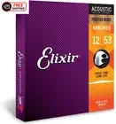 Elixir 16052 Elixir 16052 Nanoweb Coating Phosphor Bronze Acoustic Guitar 6-Stri