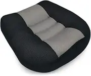 Car Booster Seat Cushion Heightening Height Boost Mat, Driver Booster Seat Car Seat Cushion Portable Car Seat Pad for Car Office Home(Rosy)