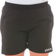 Girls Black Shorter Leg Microfibre Shorts