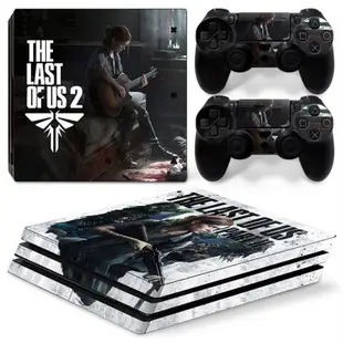 Ps4 Pro 皮膚貼紙 The Last one  PS4 Pro 皮膚貼紙用於 索尼PlayStation保護貼