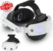 Head Strap for Quest 3S with 6000Mah Battery Pack: Multi-Angle Free Adjustment,