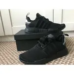 YYJP_SHOES  ADIDAS ORIGINALS NMD R1 全黑 黑魂 立體浮雕 日文 男女鞋 BD7745