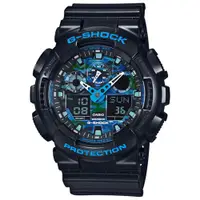 在飛比找PChome24h購物優惠-【CASIO】卡西歐 G-SHOCK系列 酷炫迷彩設計雙顯電