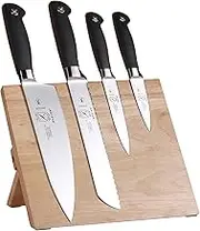 Mercer Culinary 5-Piece Genesis Magnetic Board Set, Rubberwood