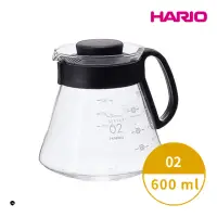 在飛比找momo購物網優惠-【HARIO】V60經典系列 02黑色60咖啡分享壺600m
