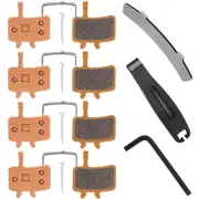 4 Pairs Sintered Metal Bike Disc Brake Pads,Compatible with SRAM Avid BB7 Jui...