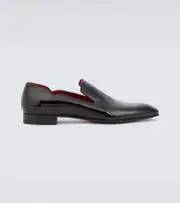 [Christian Louboutin] Christian Louboutin Dandy Chick patent leather loafers AU 7 black