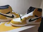 Size 12 Nike Air Jordan 1 Retro High Og Yellow Ochre