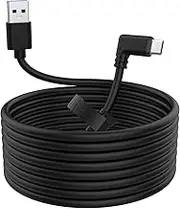 VR Link Cable Compatible with Oculus/Meta Quest 2/3/Pro Accessories and PC/Steam VR, High Speed Data Transfer & Fast Charing, for VR Headset and Gaming PC, 10ft