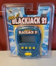Radica Pocket Blackjack 21 - 1997 Electronic Handheld Casino Game - Brand New