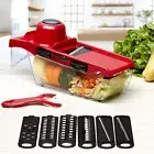 Vegetable Slicer Chopper Onion Veggie Fruit Dicer Kitchen Cutter Tool w/ 6 Blade
