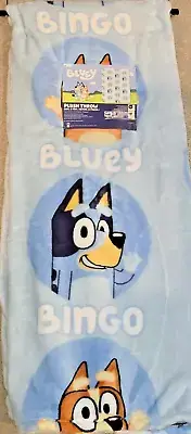 Bluey & Bingo Plush Throw Blanket 50x70"