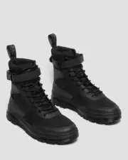 Dr. Martens Black Combs Tech Leather Boot - US M 7 , UK 6