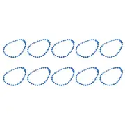 4.72" Ball Bead Chains with Connectors for Key Chains DIY Craft, 24Pcs Dark Blue