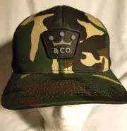 TITLIEST SCOTTY CAMERON STUDIO DESIGN CROWN AND CO. SNAPBACK CAMO HAT/CAP - NEW