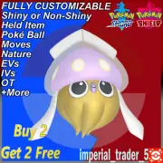 Pokémon Sword and Shield ✨ Shiny Inkay ✨ W/ Best 6IV Customizable
