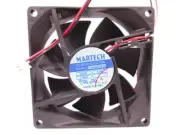 MARTECH P1248025HS1N 80*80*25MM 24V 0.14A 2-wire chassis inverter cooling fan