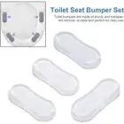 5PCS Silicone Toilet Seat Bumper Shockproof Pads Toilet Seat