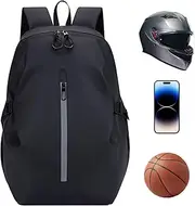 Motorcycle Helmet Backpack, Waterproof Travel Daypack With Large Capacity, 19.69x11.81x10.63 Inches Lightweight and Ergonomic, Sturdy Sports Bag for Commuting, Biking, Daily Use