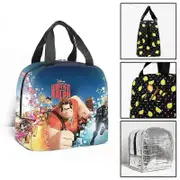 c1070 Wreck-It Ralph Children Lunch Bags Kids School Insulated Lunch Bag Portable Cooler Tote Food tbd1070