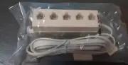 5-WAY PHONE TELEPHONE LINE JACK PLUG OUTLET SOCKET SPLITTER ADAPTER TAIWAN