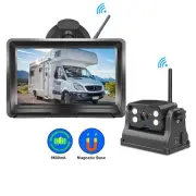 5''IPS DVR Monitor FHD 1080P Digital Wireless Backup Camera 12-24v Truck Trailer