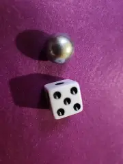 Mouse Trap Game Replacement PARTS ONLY -Marble And Dice
