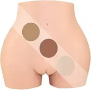 [Tex-Eorey] Padded Butt Lifter Briefs for Men Camel Toe Silicone Panties with Catheter Crossdresser Thong Underwear Transgender