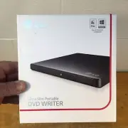 LG SP80NB80 Black USB 2.0 Ultra Slim Portable 8x External DVD Writer NEW open