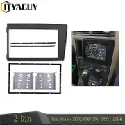 Double Din Car DVD Radio Frame for Volvo XC70 V70 S60 19982004 Face Bezel 2 Din Installation Kit Fascia CD Radio