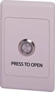 Dynalink Push To Open Wallplate With Illuminated Pushbutton Switch