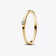 *BRAND NEW* Pandora Era 14k Yellow Gold Lab-Grown 0.03ctw Diamond Ring 153630C01
