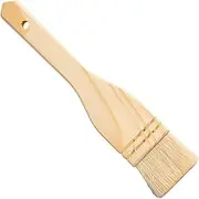 WEKADRIN Handheld Basting Brush with Solid Handle Water Resistant Wool Oil Brush for Cooking Grilling and Baking for BBQ Pastries and Sauces