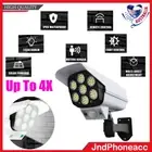 Fake Wireless Security Camera Outdoor Human Induction Waterproof Solar Lamp
