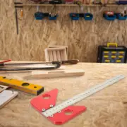 1 Set Precise Measurement Tool Carpentry Woodworking Tool Center Finder