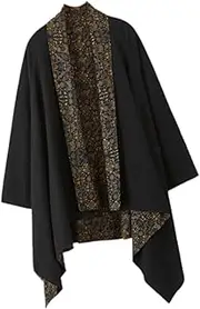 [Frediuo] Men's Cardigan Cotton Blend Casual Ethnic High Low Hem Coat Lightweight Cardigan