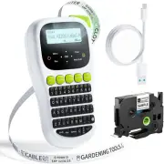 Label Maker Machine With-Tape, H1100 Handheld Label Maker Portable Labeler with