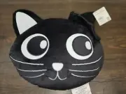 Halloween Indoor Decor Black & White Cat Decorative Pillow Decoration New NWT