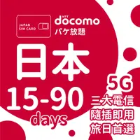 在飛比找蝦皮購物優惠-【日本原生高速卡】日本長天數網卡 4G 5G 上網吃到飽 d