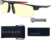 Gaming Glasses | Blue Light Blocking Glasses | Torpedo 360/Onyx by Gunnar | 65% Blue Light Protection & Sun Lens, 100% UV Light, Anti-Reflective To Protect & Reduce Eye Strain & Dryness