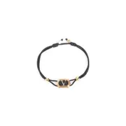 [Valentino Garavani] Valentino Garavani-Black Ovalette Bracelet-Uomo OS OS