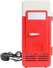 Portable Mini Fridge, Compact Car Refrigerator Car USB Fridge Refrigerator Travel Portable Powered Cool Heat Cooler And Warmer Home Office Freezer Car Accessories Portable Car Fridge for Travel and Ca