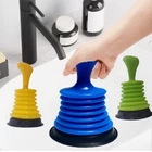 Bath Buster Sucker Clog Remover Pipeline Dredge Suction Cup Drain Cleaners